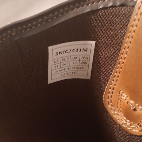 Nortiv 8 Brown Leather Men's Boots Size 11 - Picture 10 of 12